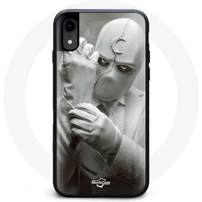 Coque pour Iphone XR - MANIACASE - Moon Knight - Noir - Plastique - Mixte