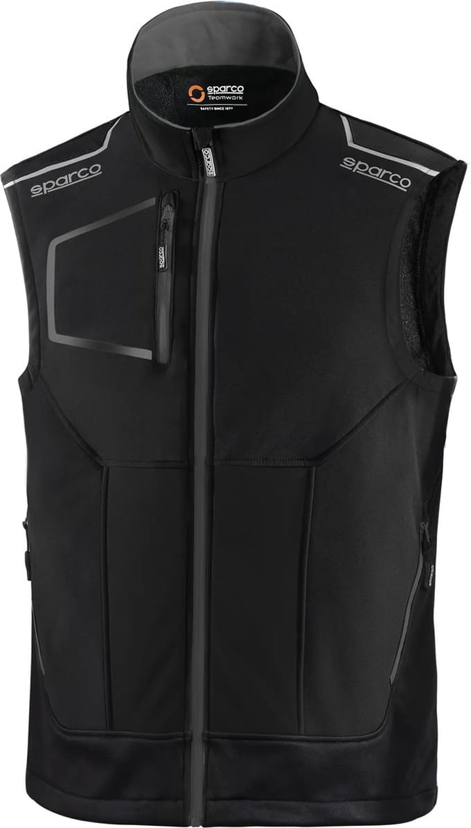 Sparco Tech Bodywarmer Illinois Bodywarmer - Zwart — Grijs