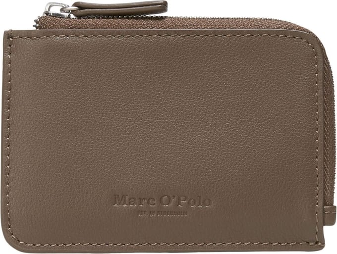 Marc O'Polo Leren Portemonnee Tuure Zip Wallet Dark Nutshell Donkerbruin