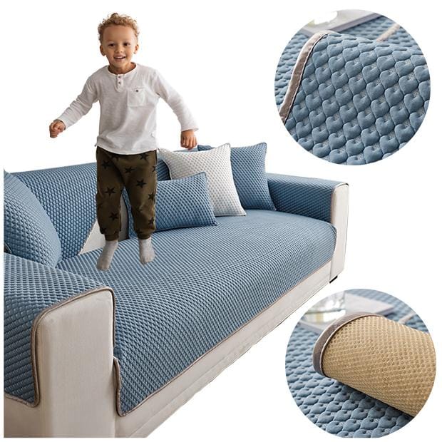 Meble od Nowa - Sofa Beschermhoes - Blauw - 90x70cm - Antislip