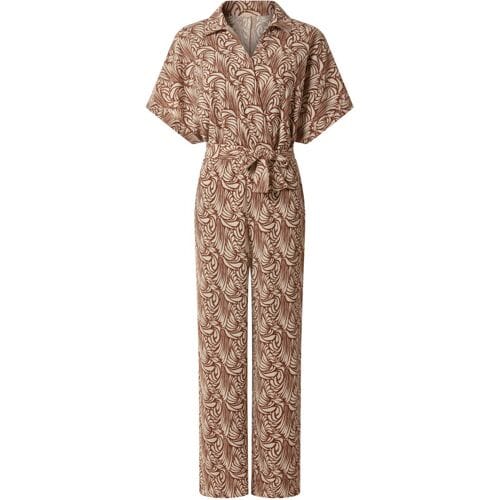 ESMARA Dames crêpe jumpsuit (Bruin/beige, M (40/42))