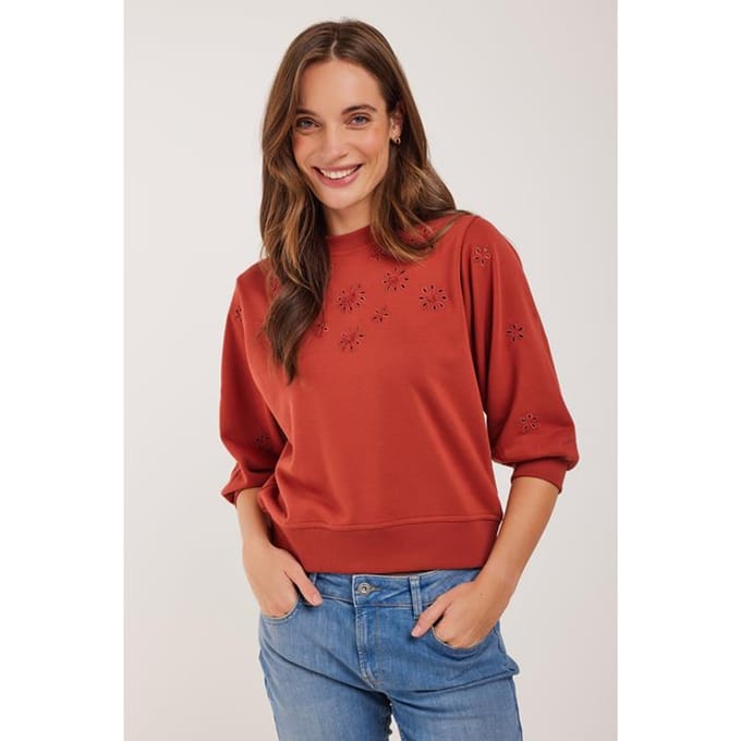 DIDI Dames Sweater Inspire Barn red maat 48