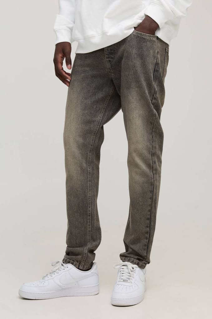 Essential Slim Fit Jeans | Stone | Size 46R