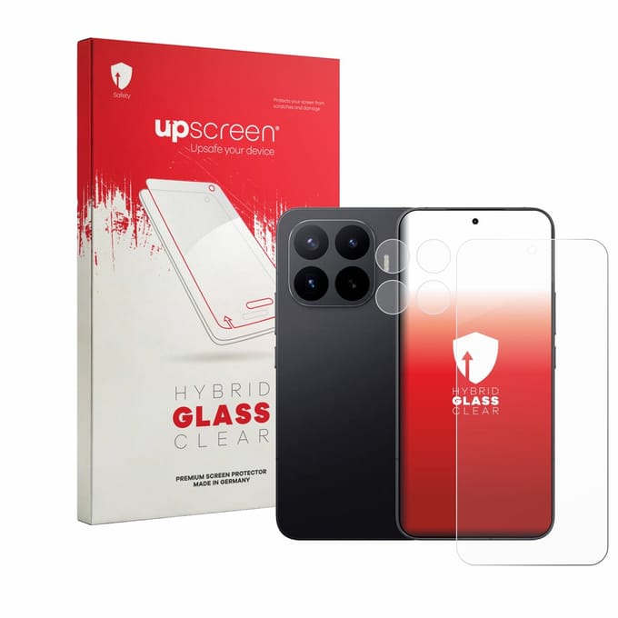 upscreen - Screenprotector voor Xiaomi 17T Pro (Voor+Camera) - Folie Beschermfolie Beschermglas transparant