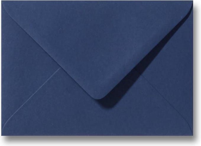 Envelop 15,6 x 22 cm Donkerblauw 60 stuks