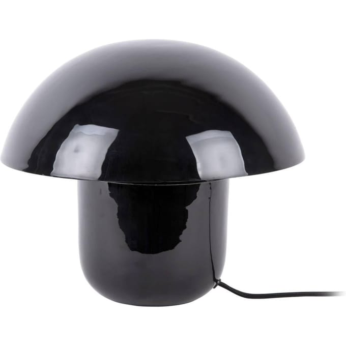 Leitmotiv Tafellamp Fat Mushroom - Zwart - 29x29x25cm - Modern