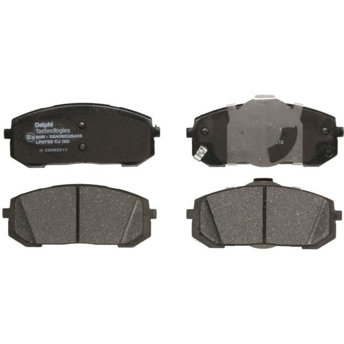 Remblokset DELPHI LP3732, voor