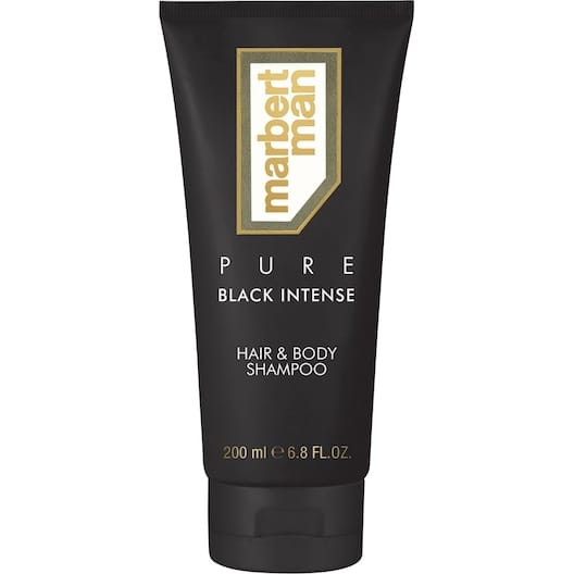Marbert Man Pure Black Intense Shampoo voor haar & lichaam Heren 200 ml