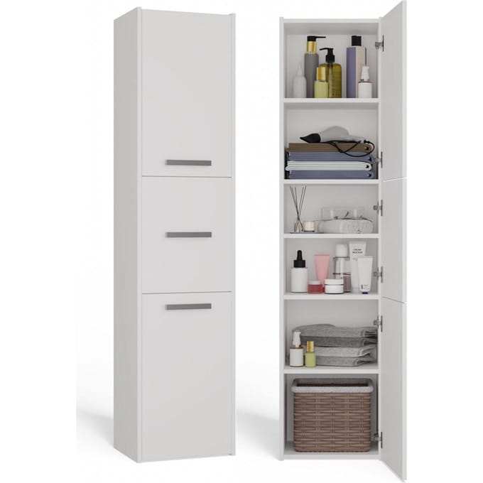 Sara S43 badkamerkolom WIT