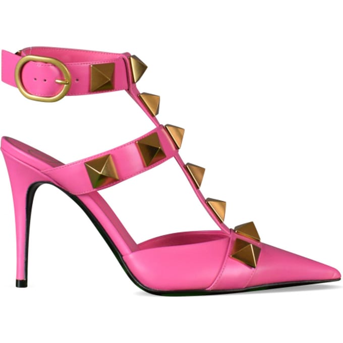 Valentino Garavani Romeinse studpumps roze