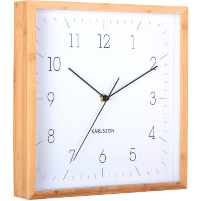 Karlsson wall clock neat cuadrado - Øcm