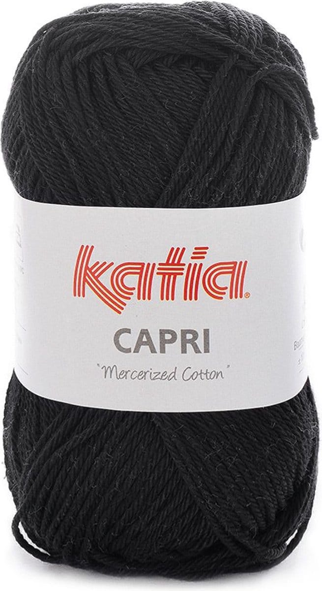 Katia Capri - 82056 zwart - Katoen Garen