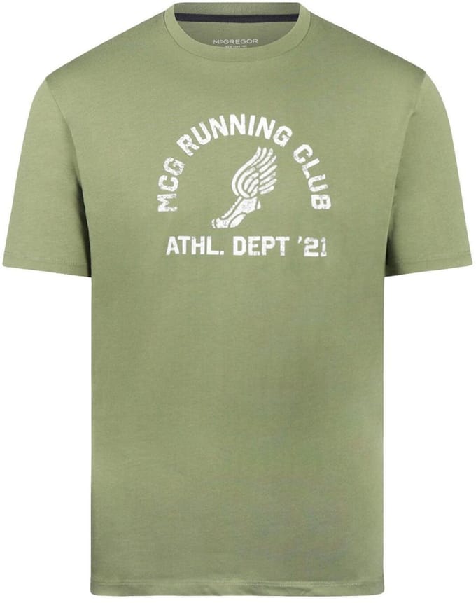McGregor Graphic T-shirt 2 Light Olive Größe: XL | Bedruckte T-Shirts Outlet | Herren | Grün
