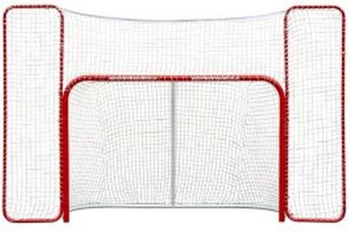 Winnwell - Proform IJshockeydoel met Backstop - Complete Trainingsset - Stevig Frame & Veiligheidsnet - 183 cm