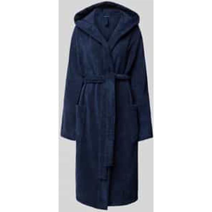 Badjas met capuchon, 120 cm navy - Essentials L