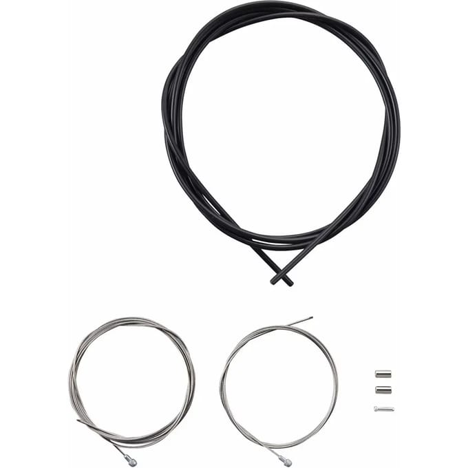 Stalen remkabelset met ommanteling en kabeleinden Shimano SUS/SLR
