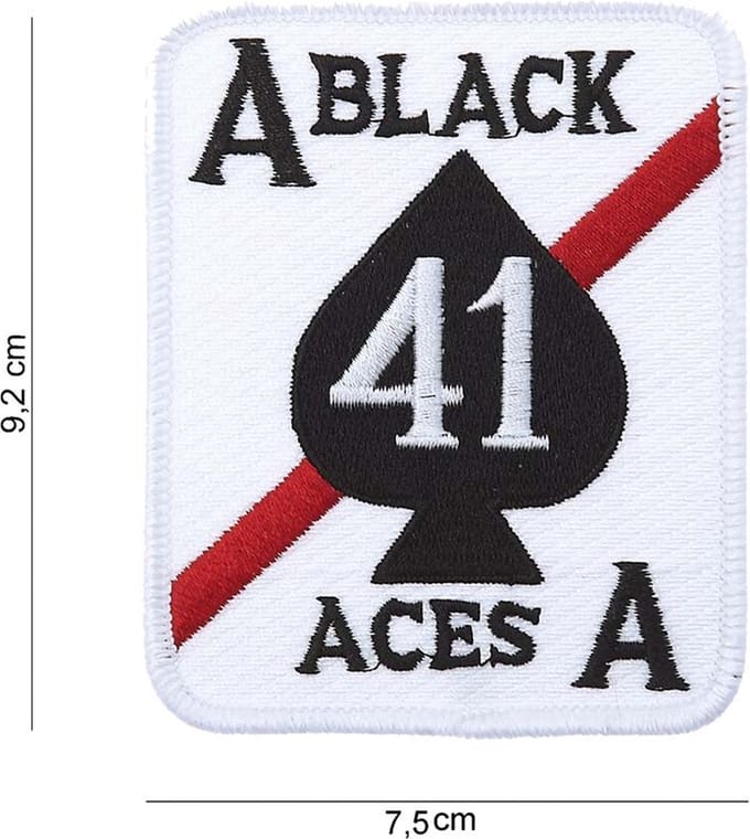 Embleem stof Black aces