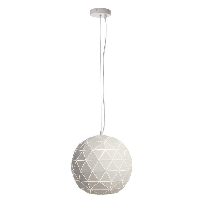 Deko-Light Asterope Round 400 - Hanglamp Metaal - Rond - Mat Wit - Modern - Geschikt voor LED