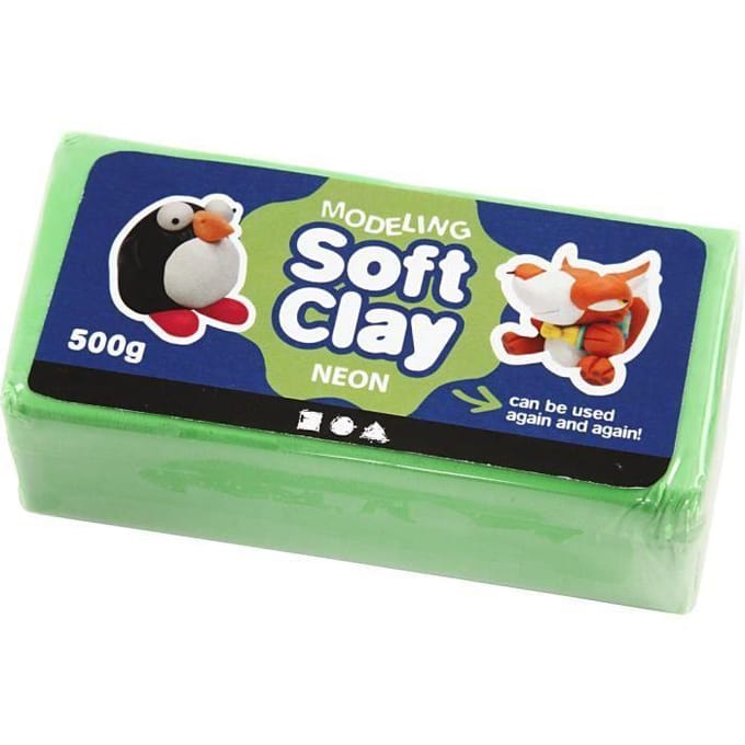 CC Soft Clay 500 gr Neon Groen