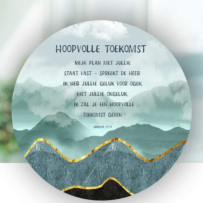 Muurcirkel 'Hoopvolle toekomst' - MajesticAlly