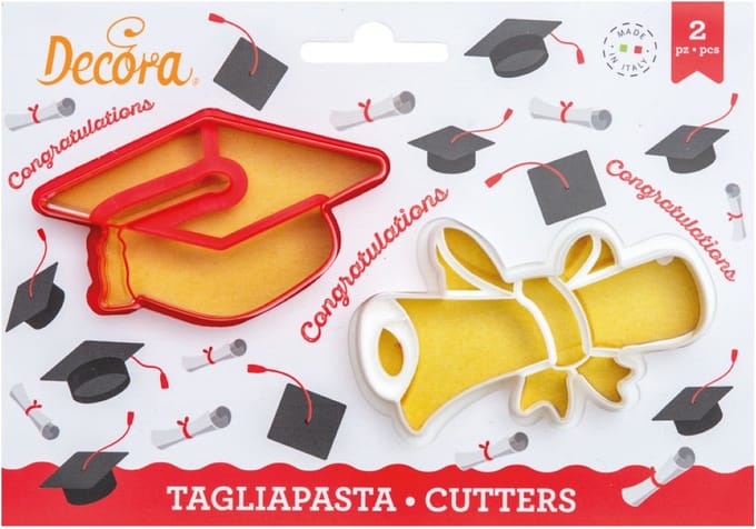 Decora Koekjesuitsteker Plastic - Geslaagd pk/2