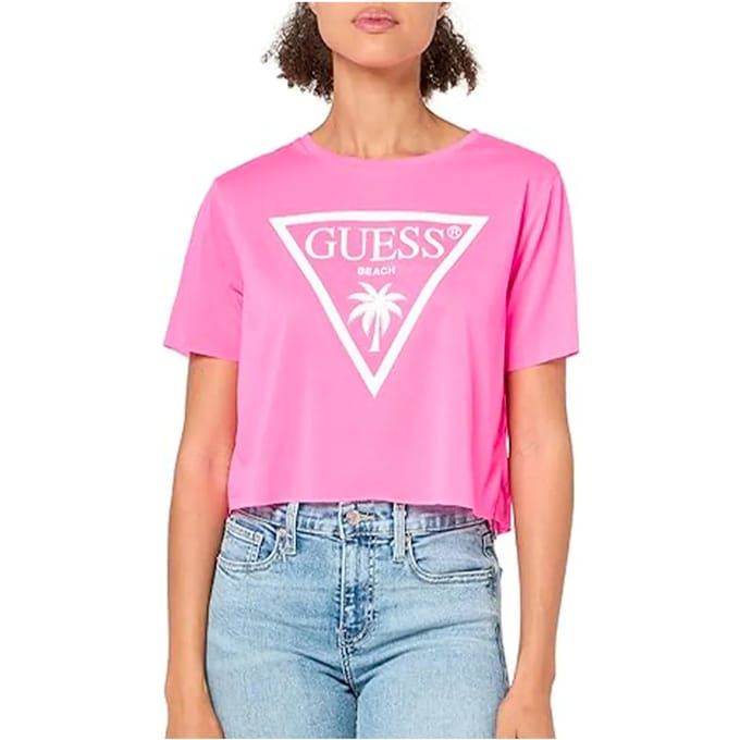 Guess dames T-shirt met klassiek logo