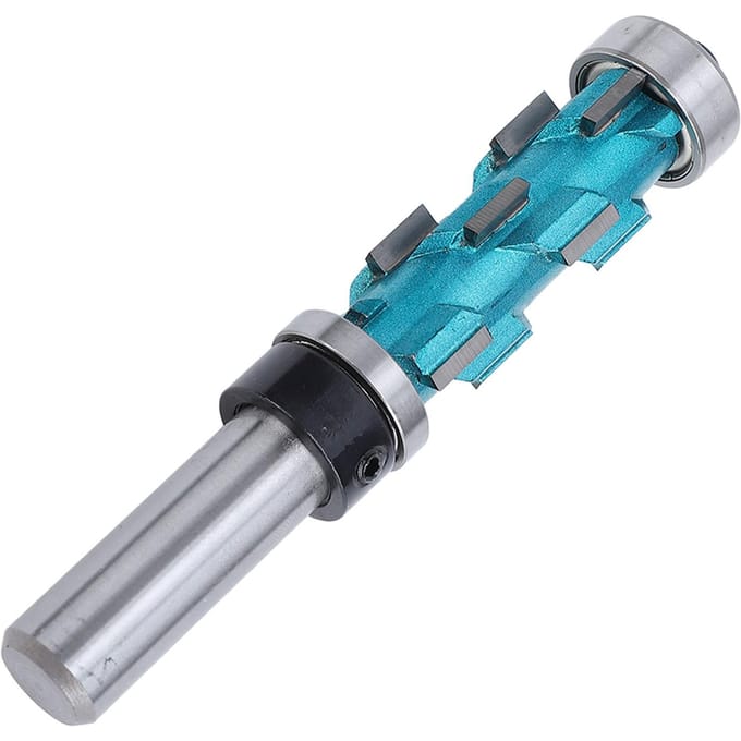 Verzonken Trim Bovenfreesbit 1 2 Schacht Spiraal Carbide Dubbel Lager Houtbewerking Trimmen 3 4in Dia 1‑11 16in Snijlengte