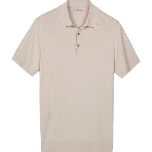 Thomas Maine Polo Pullover Stroke Pattern Knit Kitt / male