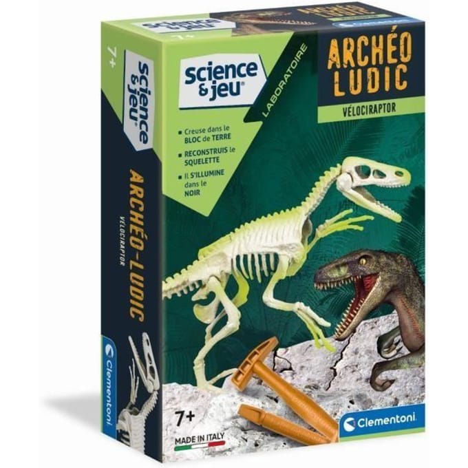 Clementoni - Science & Jeu - Archéo Ludic - Vélociraptor