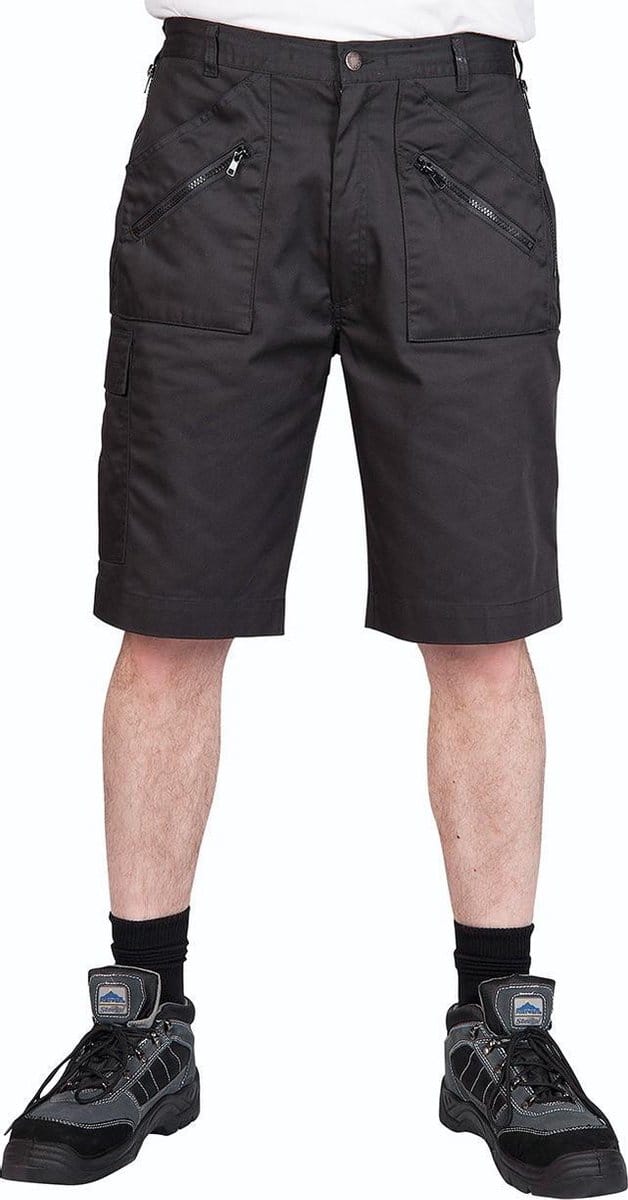 Portwest Action Korte Broek S889 - Zwart - S