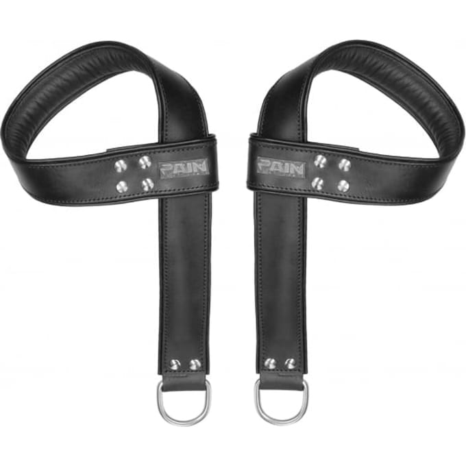 Shots - Ouch! Suspension Zadelleer Hand- en Voetboeien black