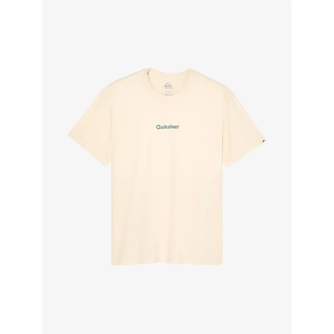 Quiksilver Evo Rays T-shirt Met Korte Mouwen Beige,Wit M Man