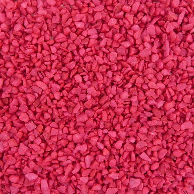 Aquariumgrind FUCHSIA - Bodembedekking Steentjes Gekleurd 4-6mm - 1KG
