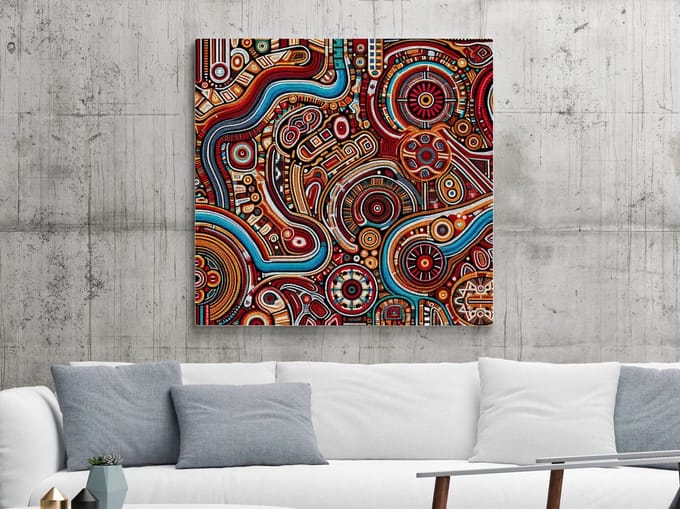 Kunstprint | Wanddecoratie | Dibond | 60 × 60 cm