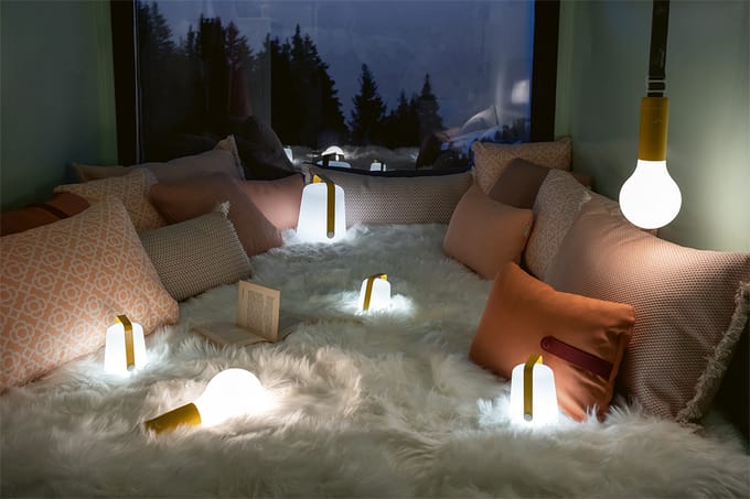 Fermob Balad Outdoor lamp - B9 zwarte kers - H 38 cm