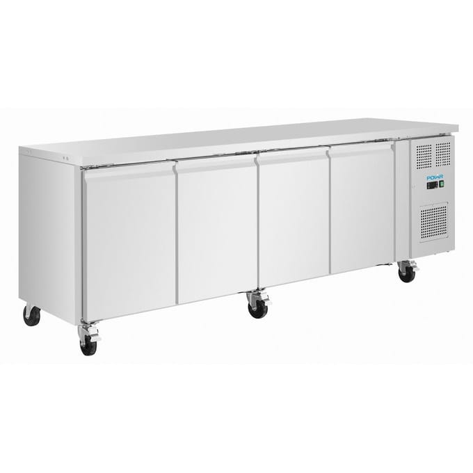 Polar U-serie vierdeurs slanke koelwerkbank