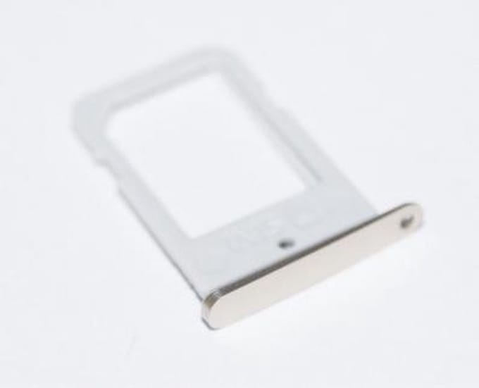 Simkaart houder geschikt voor Samsung Galaxy S6 Edge G925f - Simcard Holder - Goud