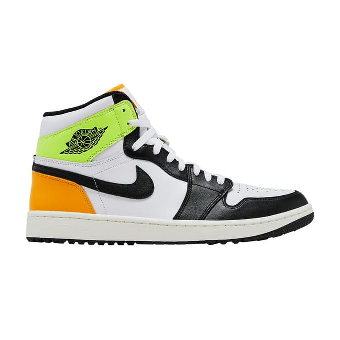 Jordan 1 Retro High Golf Wit University Gold Volt Zwart 44 black