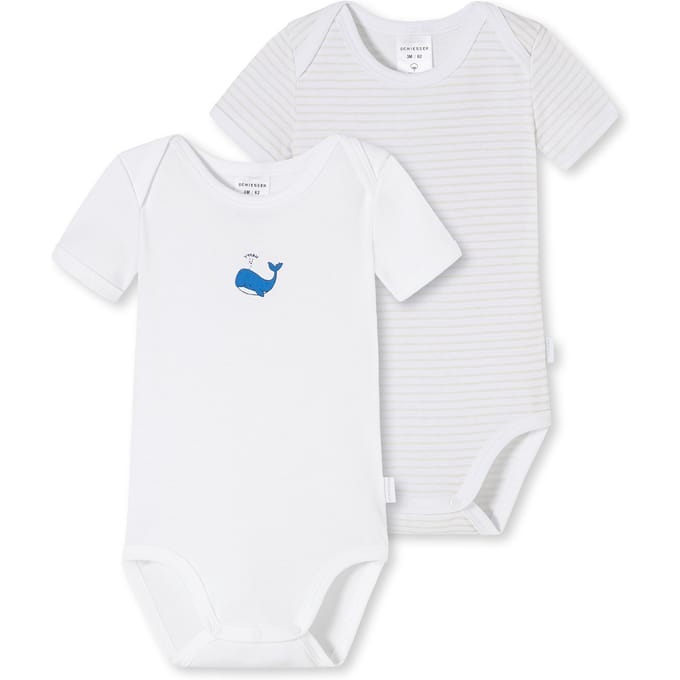 Schiesser Baby Bodies Rompers Wit