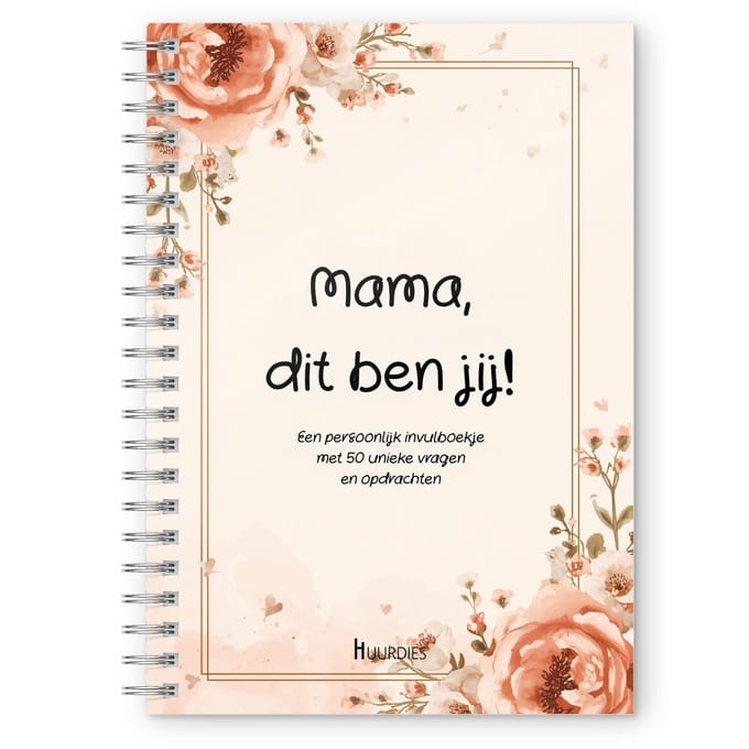 Huurdies - Invulboekje Mama dit ben jij - A5 - Moederdag Tip