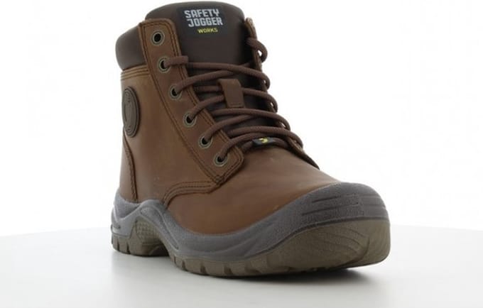 Safety Jogger Dakar LEATHER SlipvastSRC-AS-Waterproof Bruin - 42