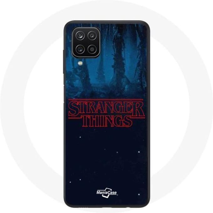 Coque Samsung Galaxy A12 Stranger Things logo de la saison 2