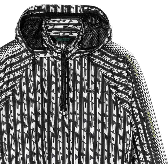 Lacoste Dames/Dames oversized Track Jacket met capuchon (Zwart)