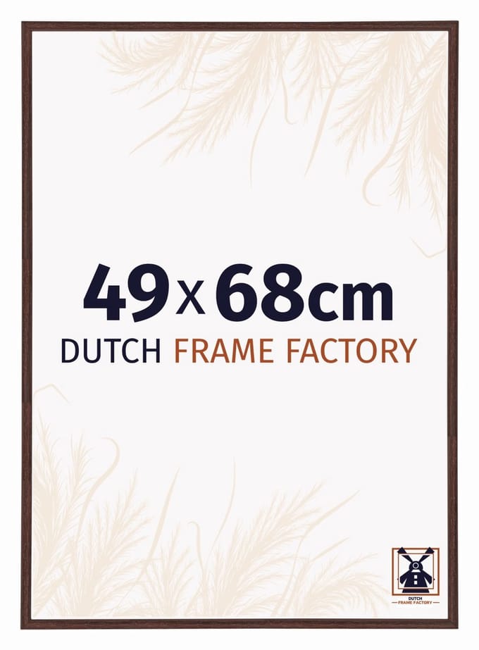 Fotolijst 49x68 cm - Kunststof - Bruin - Angers