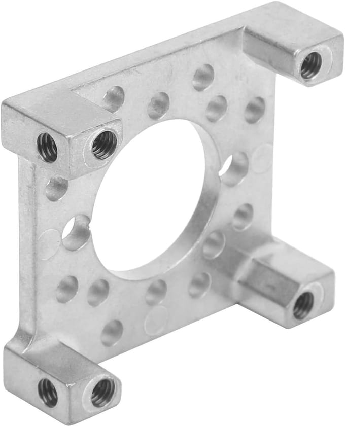 Motorsteun - Motorhouder - Projecten Monteren - Duurzame Zinklegering - 8 x 6 x 2 cm - Zwart