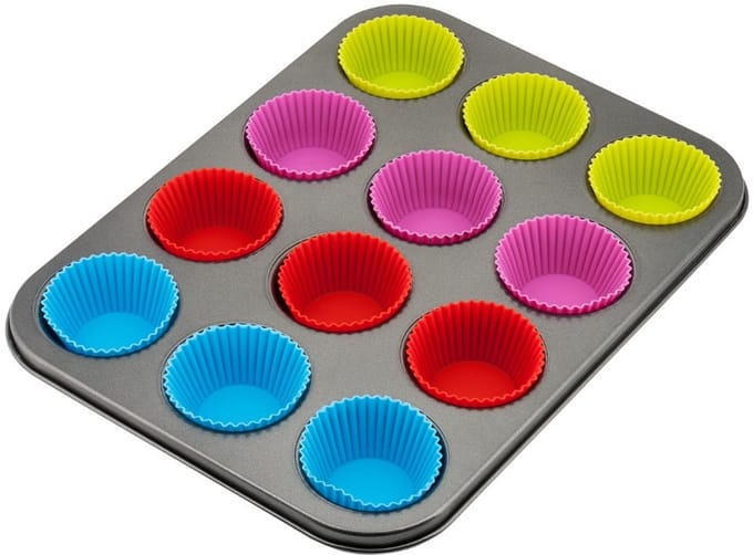 Kinghoff KH-4188 Serie - Muffinvorm - Siliconen Inzetstukken