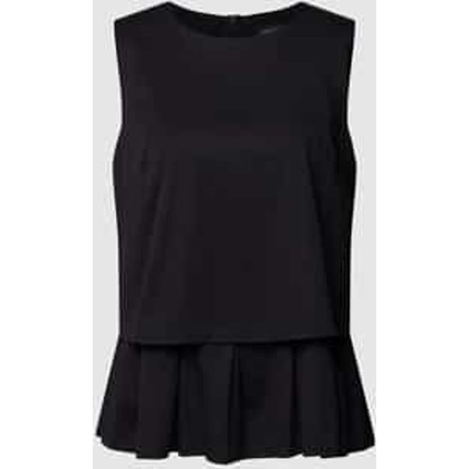 Blousetop met uitlopend rokdeel