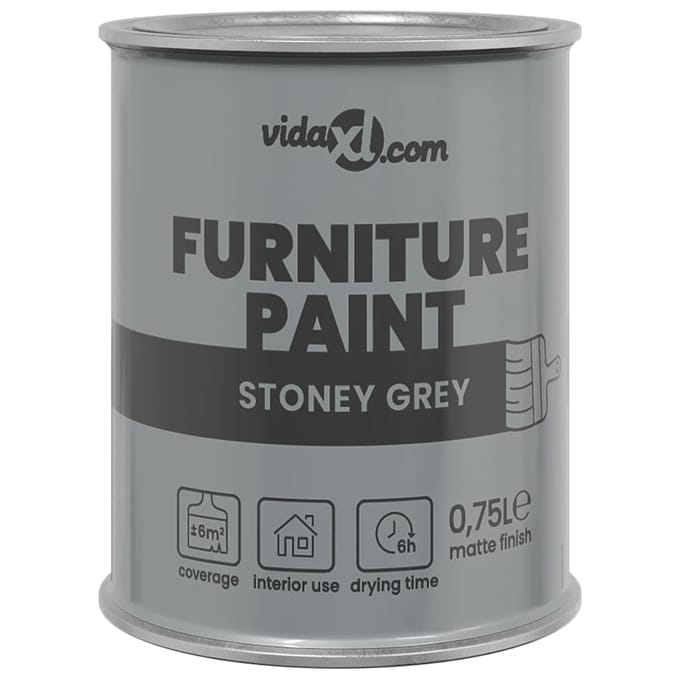 Peinture Meuble Gris 0,75 L Impression Murale