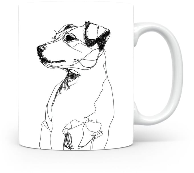Beker Jack Russell Terriër