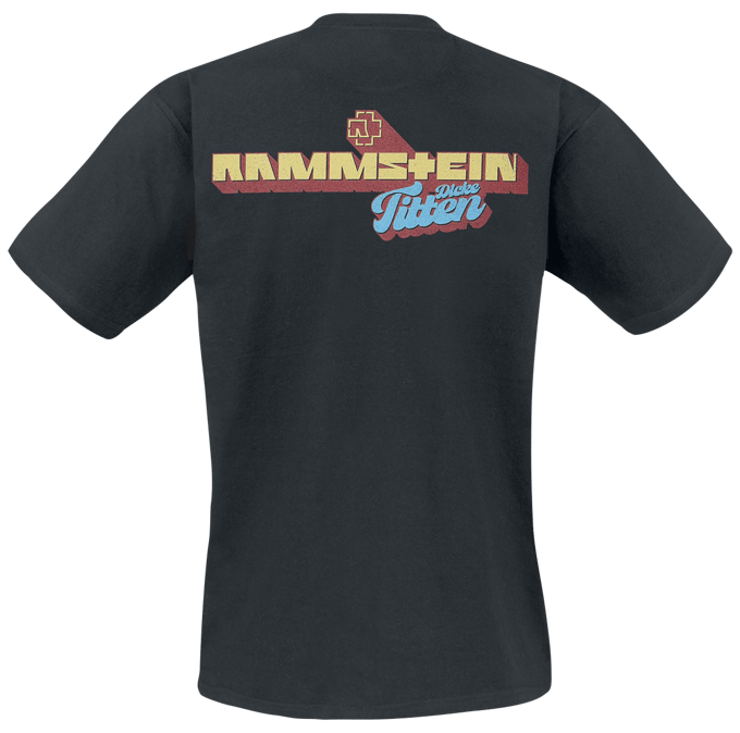 Rammstein T-shirt - Dicke Titten - S tot 5XL - voor Mannen - zwart